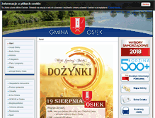 Tablet Screenshot of osiek.pl